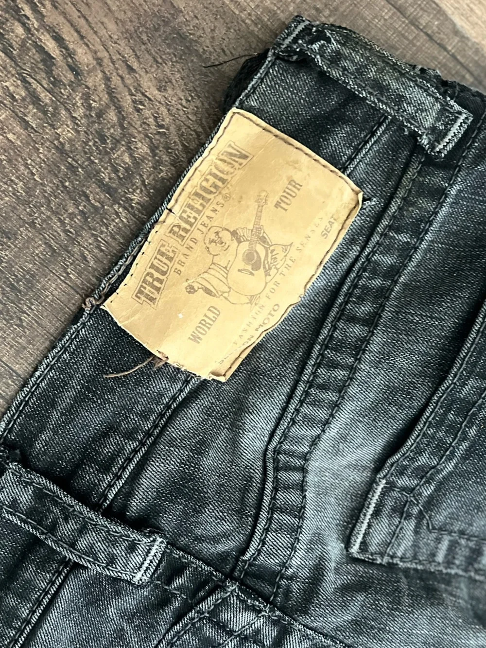 True Religion Biker Style Jeans